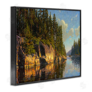 Bruce Miller | Sunrise Reflective River Painting