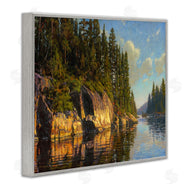 Bruce Miller | Sunrise Reflective River Painting