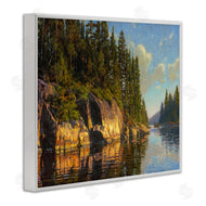 Bruce Miller | Sunrise Reflective River Painting