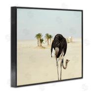 Ziwei Li | Desert Ostrich Sand Landscape