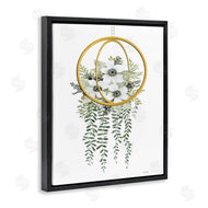 Cindy Jacobs | White Floral Vines Modern Planter
