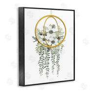 Cindy Jacobs | White Floral Vines Modern Planter