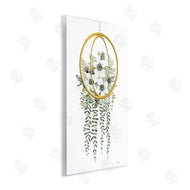 Cindy Jacobs | White Floral Vines Modern Planter