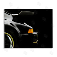 Clive Branson | Black Orange Sports Car Detail