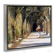 Heide Presse | Woman with Basket Under Arches