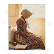 Heide Presse | Female in Traditional Clothing with Book