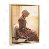 Heide Presse | Female in Traditional Clothing with Book