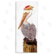 Diane Fifer | Nautical Pelican with Sea Shell