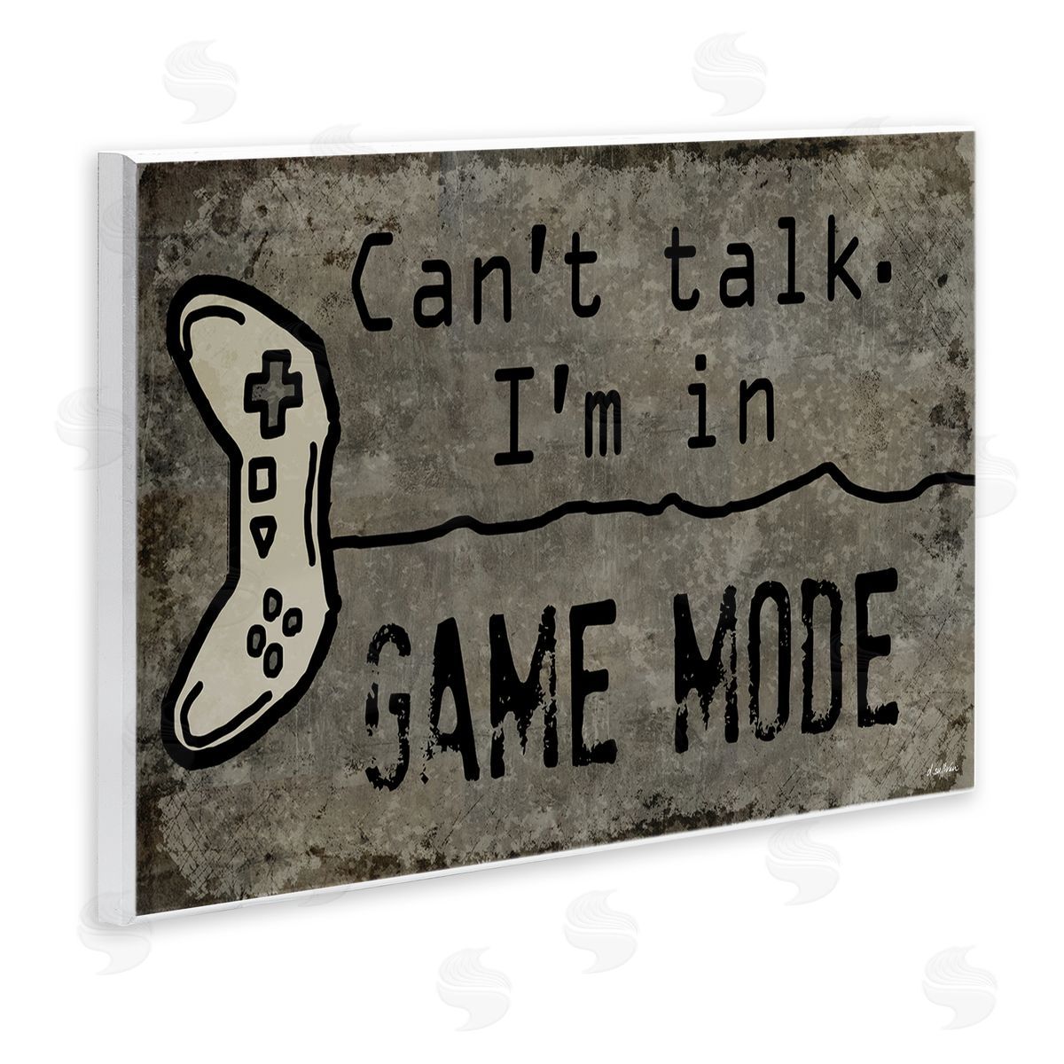 Denise Sullivan Can't Talk Game Mode Quote Wall Plaque Art