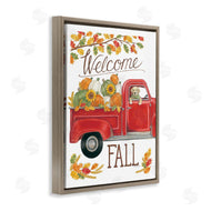 Deb Strain | Welcome Fall Red Truck Dog