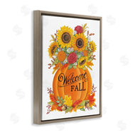 Deb Strain | Welcome Fall Pumpkin and Florals