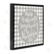 Imperfect Dust | Always Something Thankful Phrase Plaid