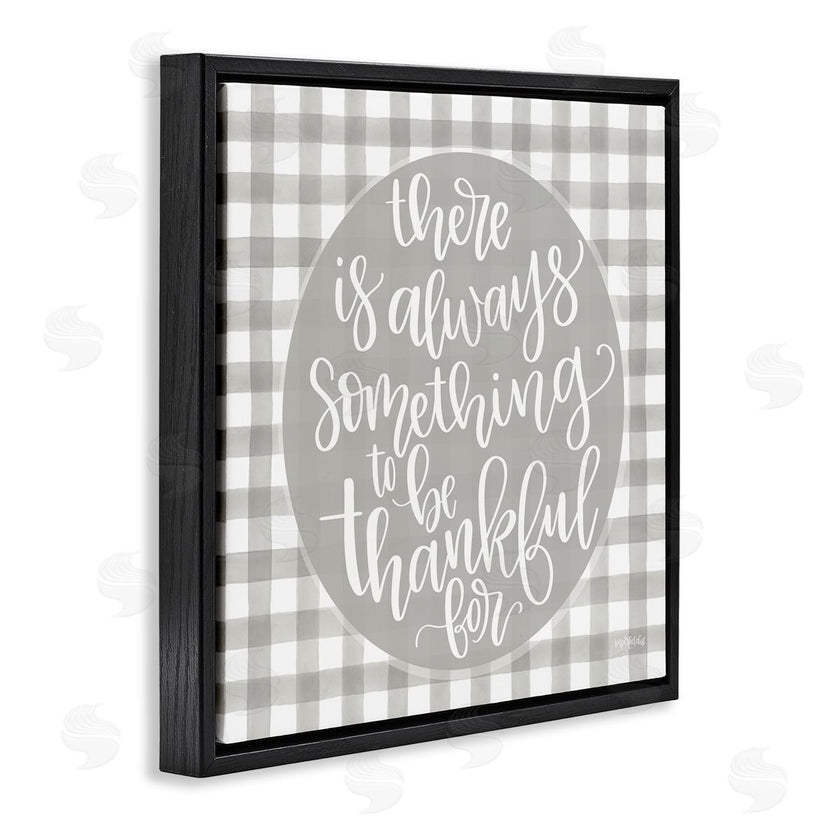 Imperfect Dust | Always Something Thankful Phrase Plaid