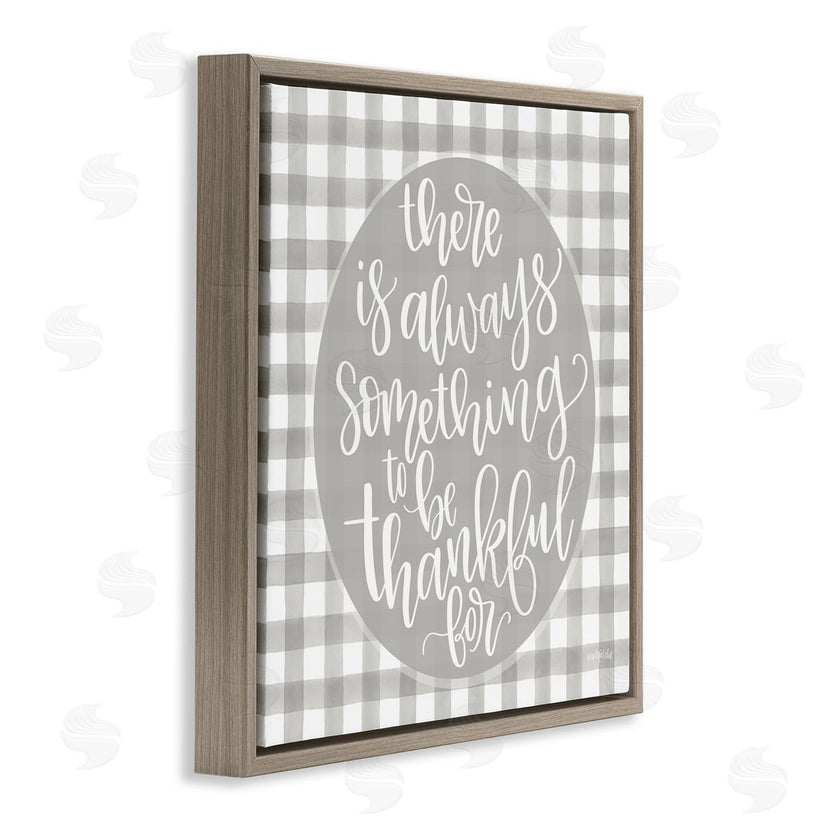 Imperfect Dust | Always Something Thankful Phrase Plaid