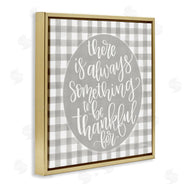 Imperfect Dust | Always Something Thankful Phrase Plaid