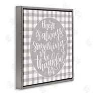 Imperfect Dust | Always Something Thankful Phrase Plaid