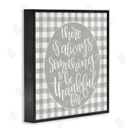 Imperfect Dust | Always Something Thankful Phrase Plaid