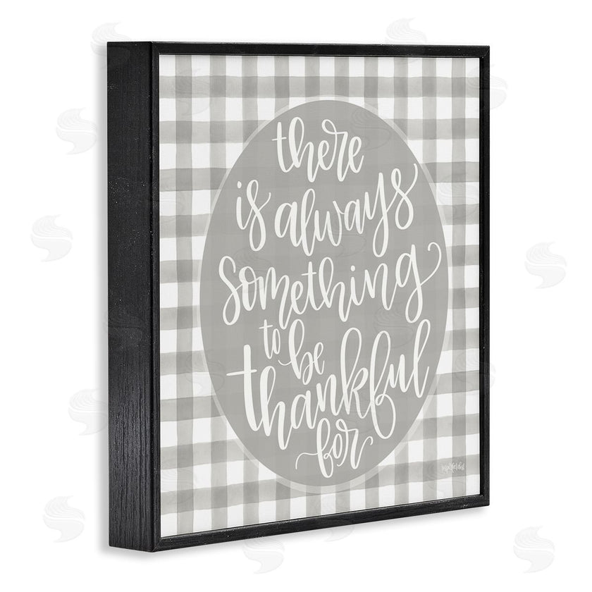 Imperfect Dust | Always Something Thankful Phrase Plaid