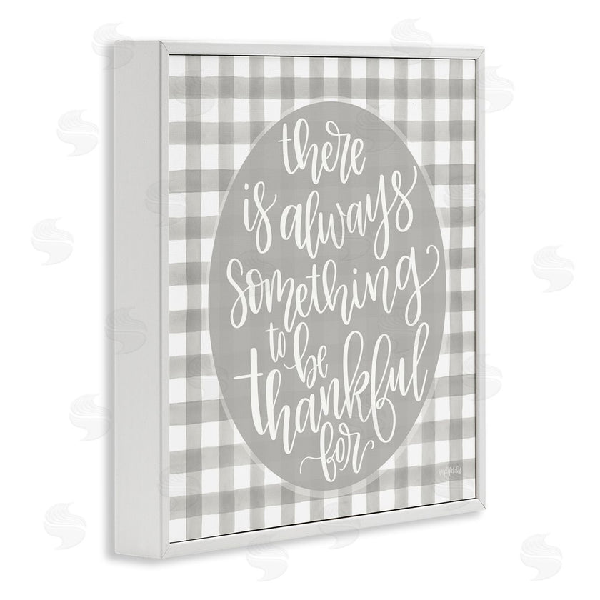 Imperfect Dust | Always Something Thankful Phrase Plaid