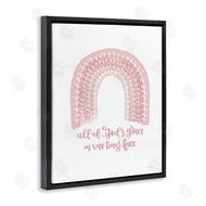 Imperfect Dust | God's Grace Phrase Pink Rainbow