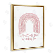Imperfect Dust | God's Grace Phrase Pink Rainbow