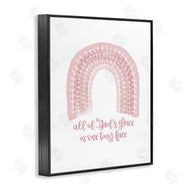 Imperfect Dust | God's Grace Phrase Pink Rainbow