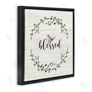 Elizabeth Tyndall | Blessed Phrase Bird and Wreath