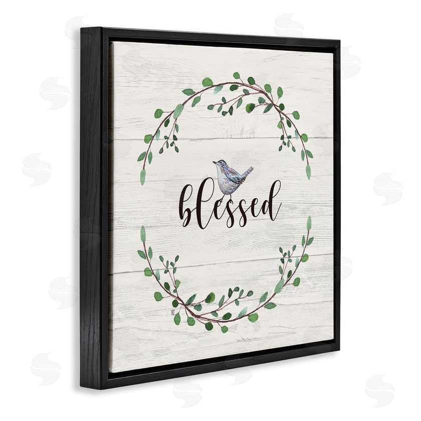 Elizabeth Tyndall | Blessed Phrase Bird and Wreath