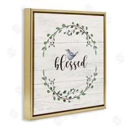 Elizabeth Tyndall | Blessed Phrase Bird and Wreath