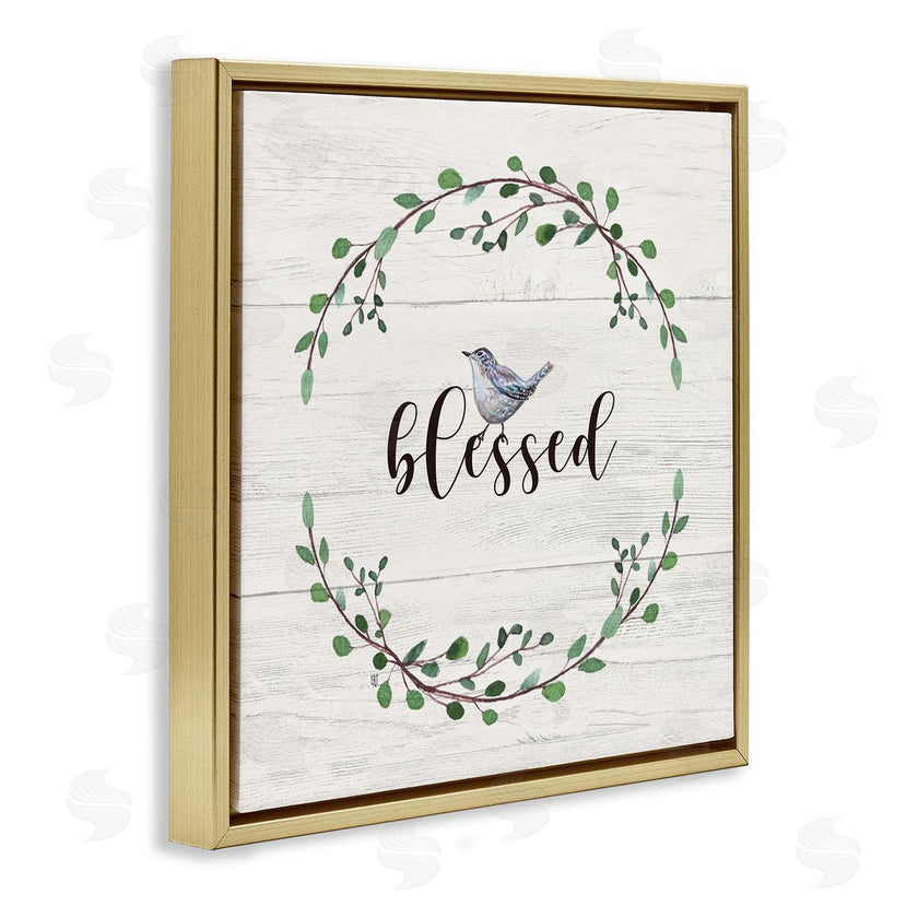 Elizabeth Tyndall | Blessed Phrase Bird and Wreath