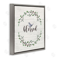 Elizabeth Tyndall | Blessed Phrase Bird and Wreath