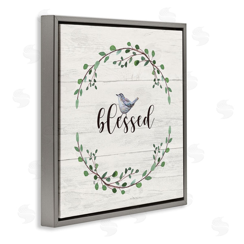 Elizabeth Tyndall | Blessed Phrase Bird and Wreath