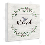 Elizabeth Tyndall | Blessed Phrase Bird and Wreath