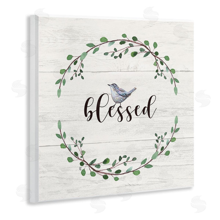 Elizabeth Tyndall | Blessed Phrase Bird and Wreath