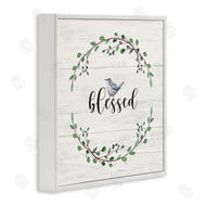 Elizabeth Tyndall | Blessed Phrase Bird and Wreath