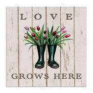 Elizabeth Tyndall | Love Grows Here Rainboot Bouquets