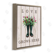 Elizabeth Tyndall | Love Grows Here Rainboot Bouquets
