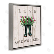 Elizabeth Tyndall | Love Grows Here Rainboot Bouquets