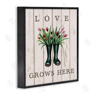 Elizabeth Tyndall | Love Grows Here Rainboot Bouquets
