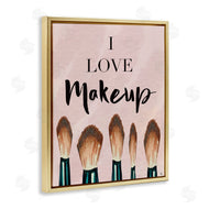 Elizabeth Tyndall | I Love Makeup Pink Cosmetic Brushes