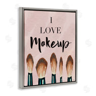 Elizabeth Tyndall | I Love Makeup Pink Cosmetic Brushes