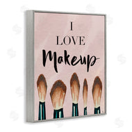 Elizabeth Tyndall | I Love Makeup Pink Cosmetic Brushes