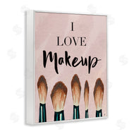 Elizabeth Tyndall | I Love Makeup Pink Cosmetic Brushes