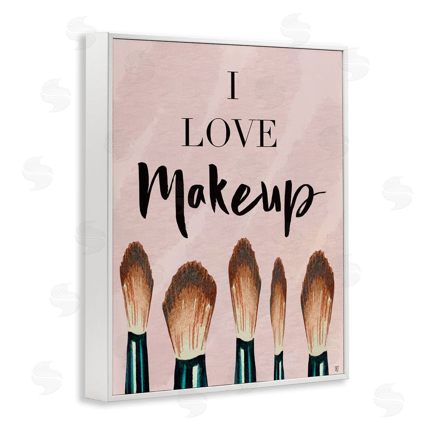 Elizabeth Tyndall | I Love Makeup Pink Cosmetic Brushes