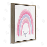 Elizabeth Tyndall | Hope Watercolor Pink Purple Rainbow