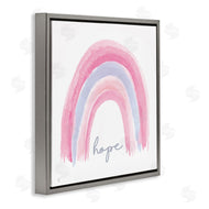 Elizabeth Tyndall | Hope Watercolor Pink Purple Rainbow
