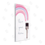 Elizabeth Tyndall | Live Your Dream Paintbrush Rainbow