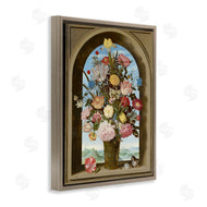 Ziwei Li | Vintage Floral Bouquet Gothic Window