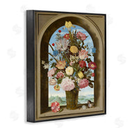 Ziwei Li | Vintage Floral Bouquet Gothic Window