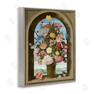 Ziwei Li | Vintage Floral Bouquet Gothic Window